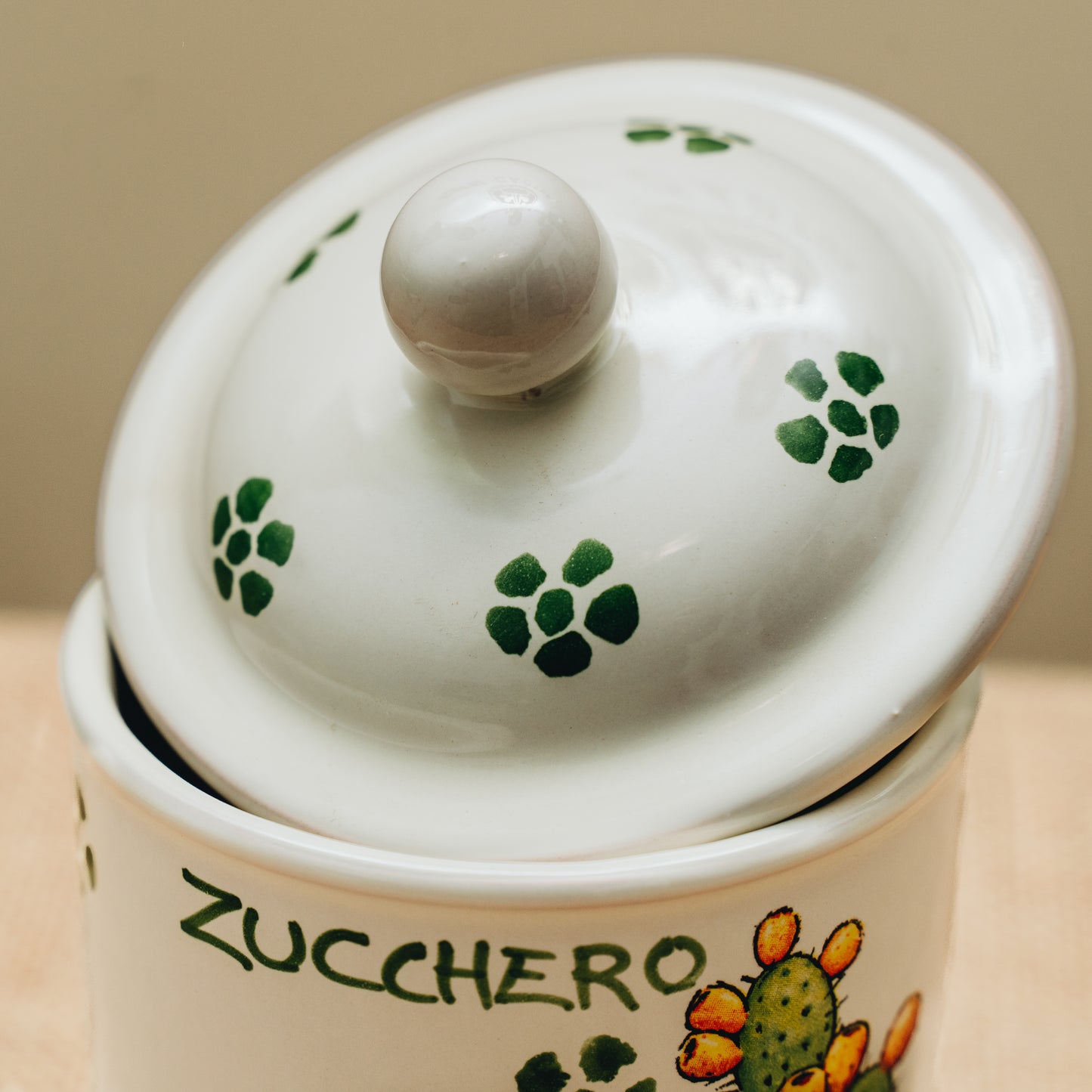 Barattolo zucchero ceramica