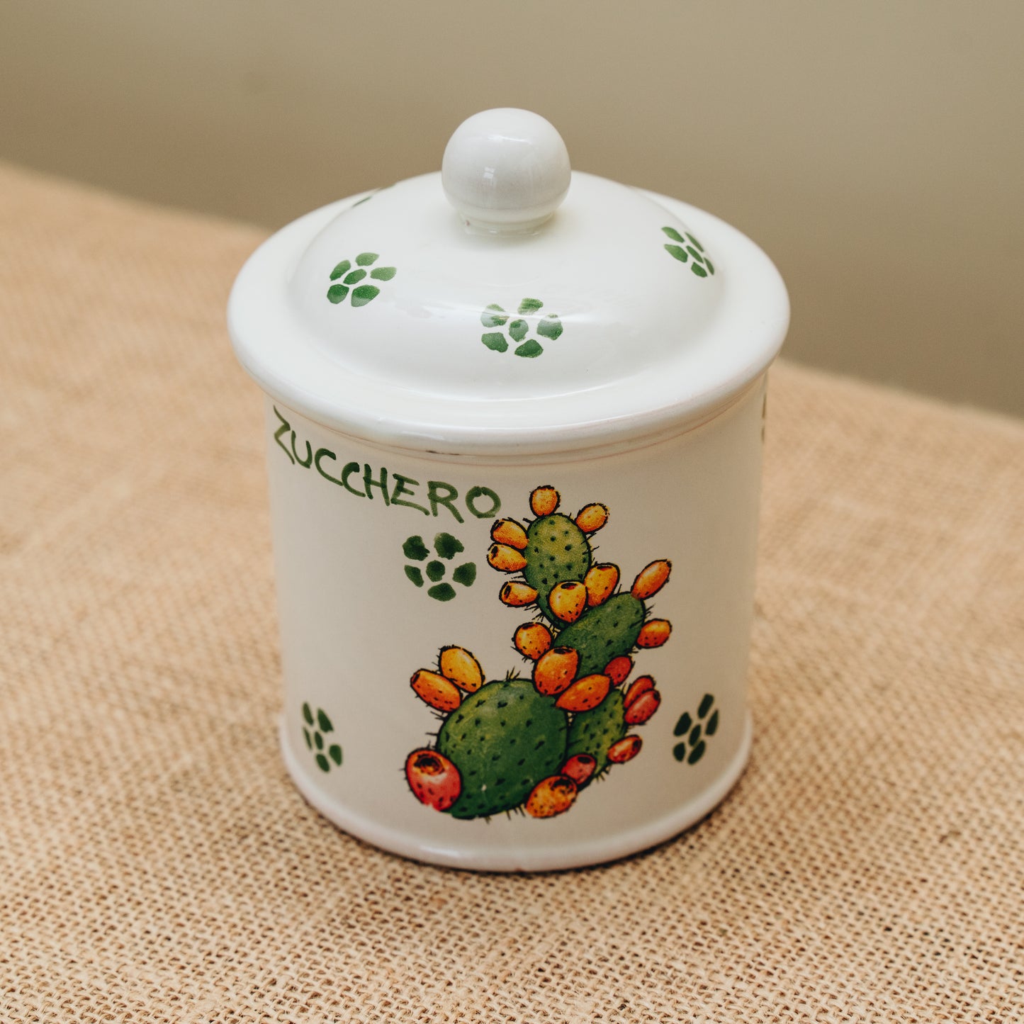 Barattolo zucchero ceramica