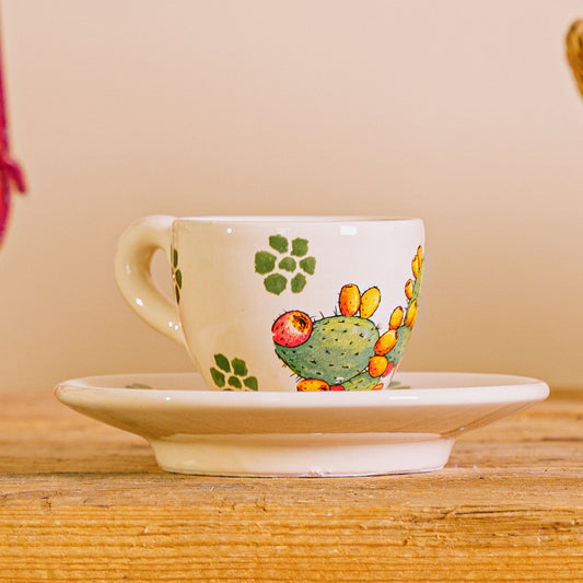 Tazzina caffè con piattino